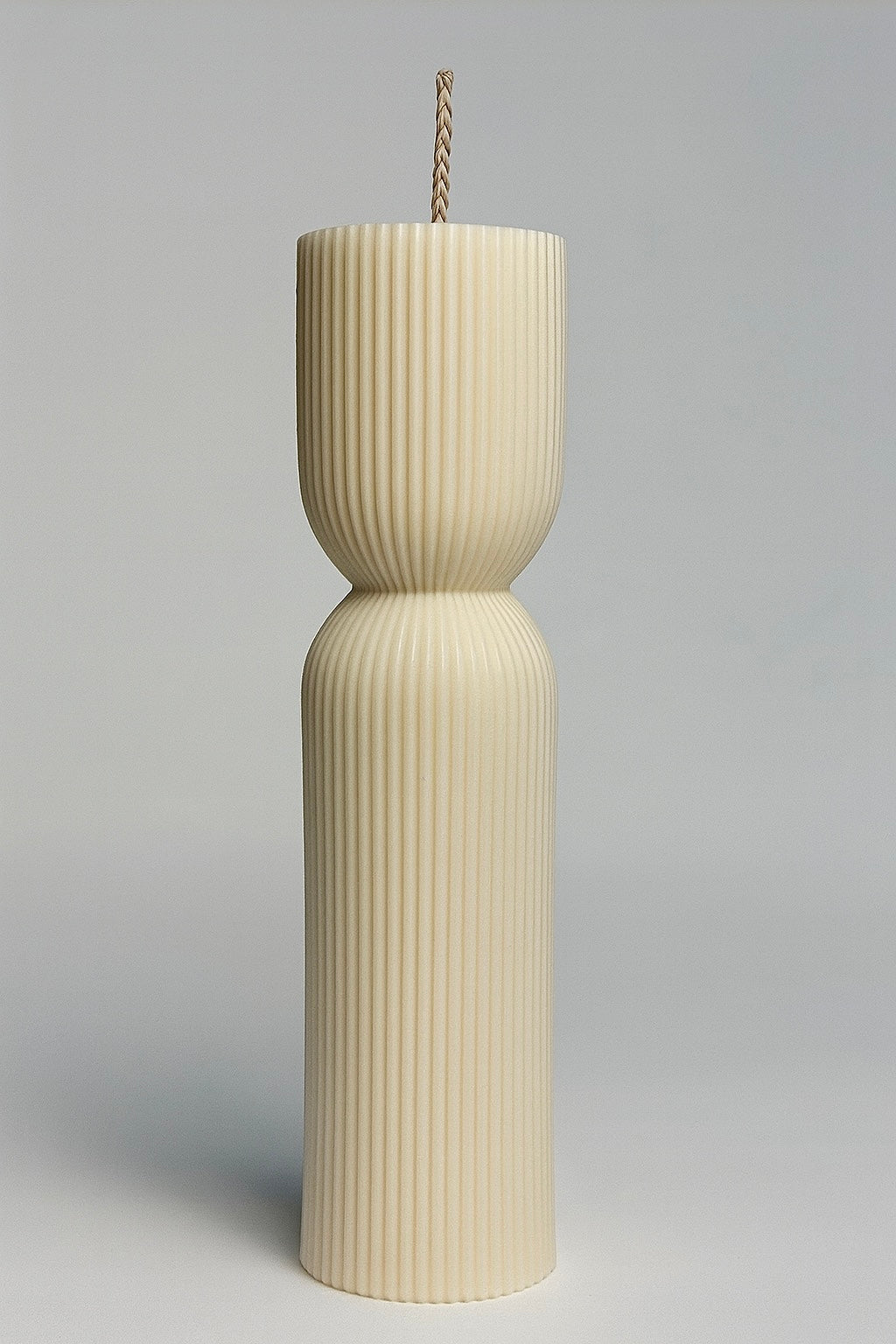 Bougie décorative Houra au design contemporain, cire de soja végétale