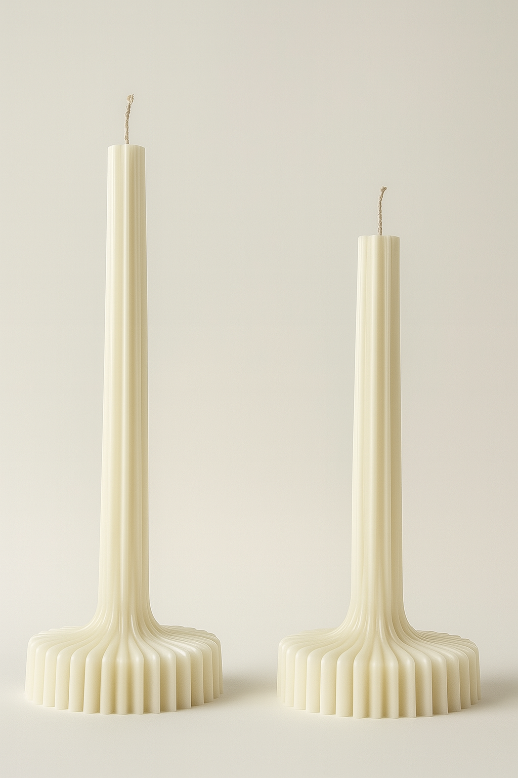 Bougie pilier Pillar of Light en cire de soja, design épuré